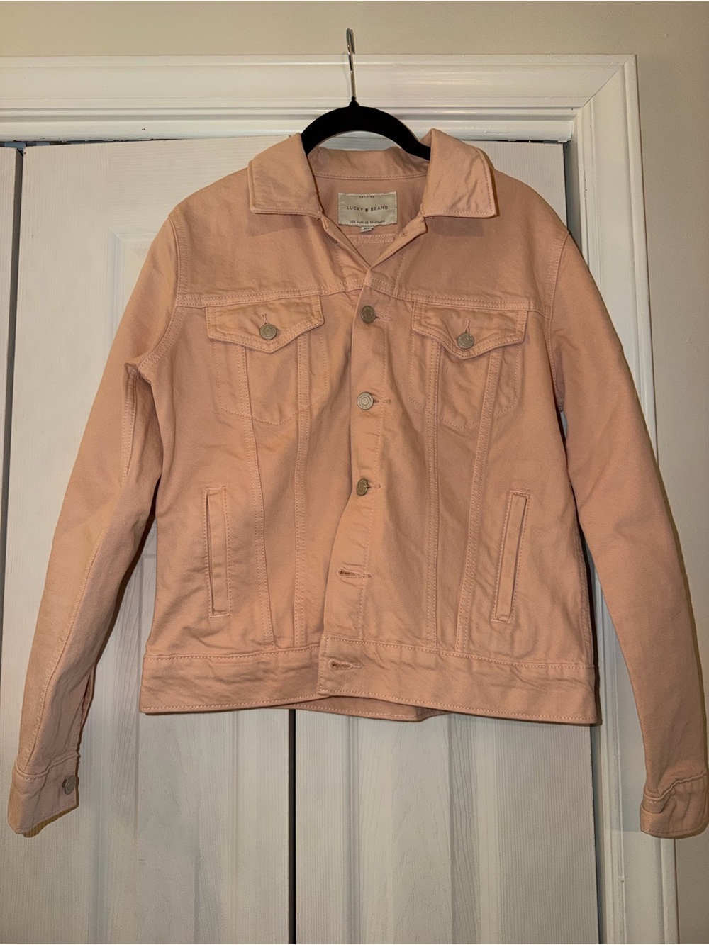Lucky Brand Denim Jacket Pink